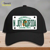 N Joy Florida Novelty License Plate Hat Cotton / Black