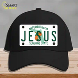 Jesus Florida Novelty License Plate Hat Cotton / Black