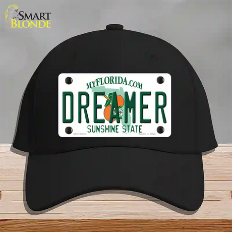 Dreamer Florida Novelty License Plate Hat Cotton / Black