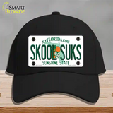 Skool Suks Florida Novelty License Plate Hat Cotton / Black