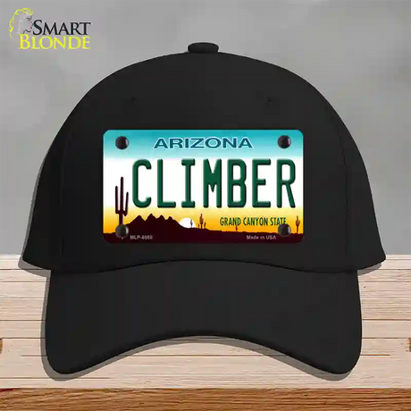 Arizona Climber Novelty License Plate Hat Cotton / Black