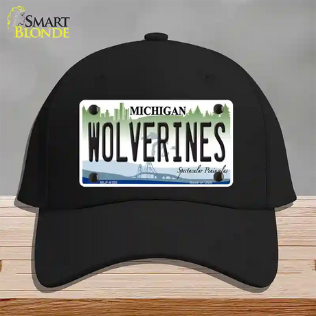 Michigan Wolverines Novelty License Plate Hat Cotton / Black