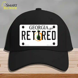 Retired Georgia Novelty License Plate Hat Cotton / Black