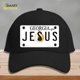 Jesus Georgia Novelty License Plate Hat Cotton / Black