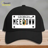 Meeooww Georgia Novelty License Plate Hat Cotton / Black