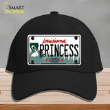 Princess Louisiana Novelty License Plate Hat Cotton / Black