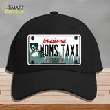 Moms Taxi Louisiana Novelty License Plate Hat Cotton / Black