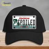 Spoiled Louisiana Novelty License Plate Hat Cotton / Black