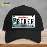 Biker Louisiana Novelty License Plate Hat Cotton / Black