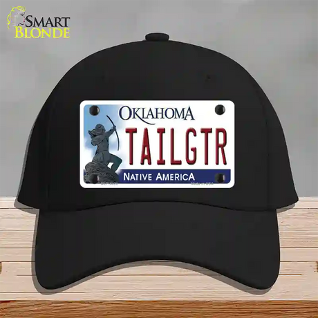 Tailgtr Oklahoma Novelty License Plate Hat Cotton / Black