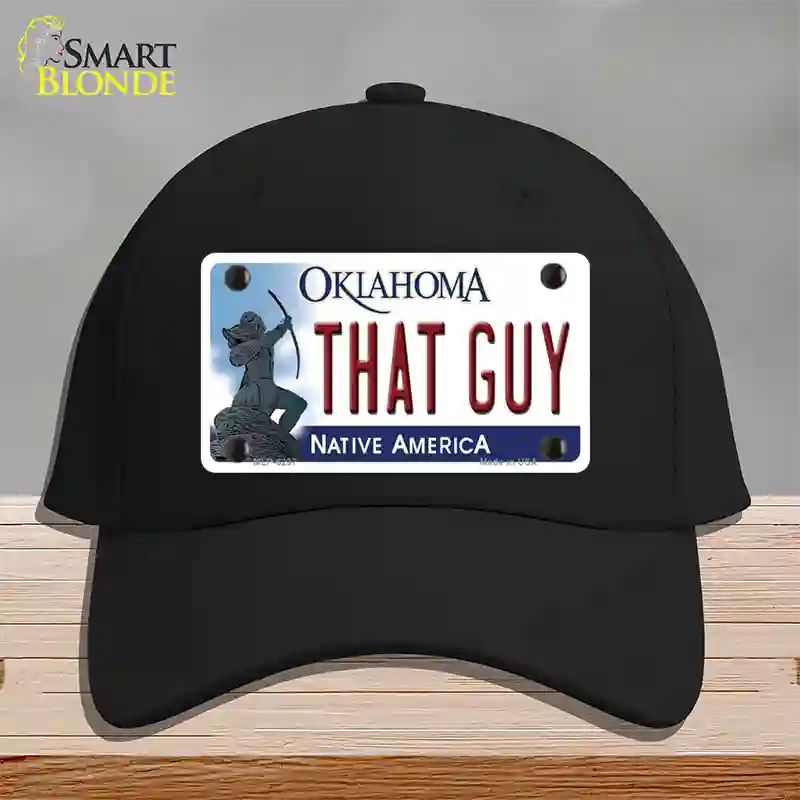 That Guy Oklahoma Novelty License Plate Hat Cotton / Black