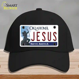 Jesus Oklahoma Novelty License Plate Hat Cotton / Black