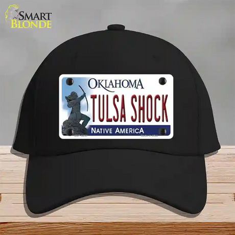 Tulsa Shock Oklahoma Novelty License Plate Hat Cotton / Black