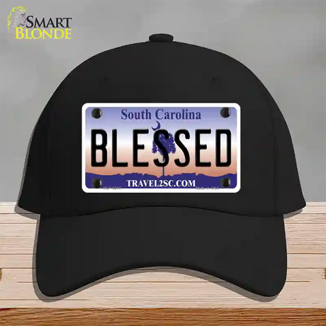 Blessed South Carolina Novelty License Plate Hat Cotton / Black