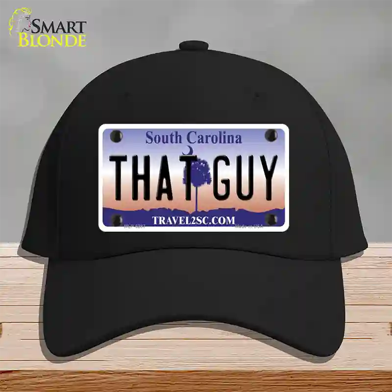 That Guy South Carolina Novelty License Plate Hat Cotton / Black