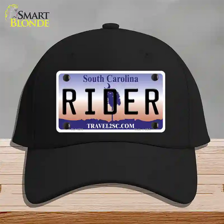 Rider South Carolina Novelty License Plate Hat Cotton / Black