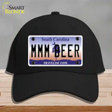 MMM Beer South Carolina Novelty License Plate Hat Cotton / Black