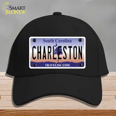 Charleston South Carolina Novelty License Plate Hat Cotton / Black