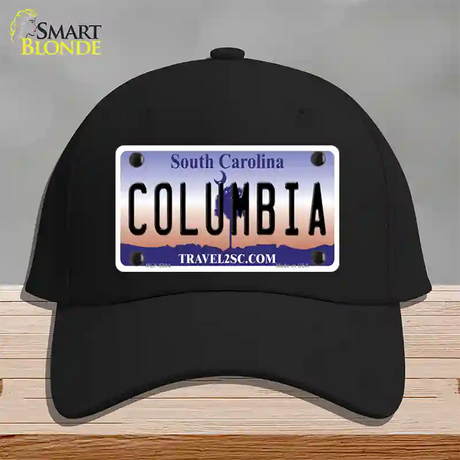 Columbia South Carolina Novelty License Plate Hat Cotton / Black