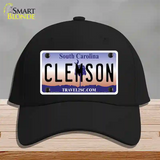 Clemson South Carolina Novelty License Plate Hat Cotton / Black