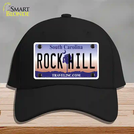 Rock Hill South Carolina Novelty License Plate Hat Cotton / Black