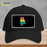 Alabama Rainbow Novelty License Plate Hat Cotton / Black