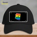 Arizona Rainbow Novelty License Plate Hat Cotton / Black