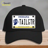 Tailgtr Indiana Bicentennial Novelty License Plate Hat Cotton / Black