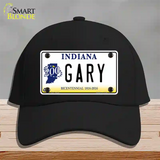 Gary Indiana Novelty License Plate Hat Cotton / Black