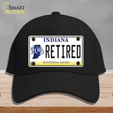 Retired Indiana Novelty License Plate Hat Cotton / Black