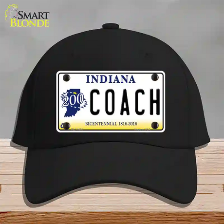 Coach Indiana Novelty License Plate Hat Cotton / Black