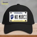 No Murci Indiana Novelty License Plate Hat Cotton / Black