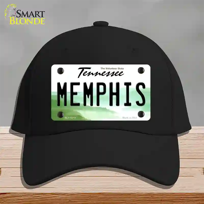 Memphis Tennessee Novelty License Plate Hat Cotton / Black