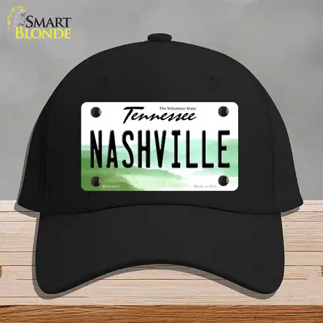 Nashville Tennessee Novelty License Plate Hat Cotton / Black