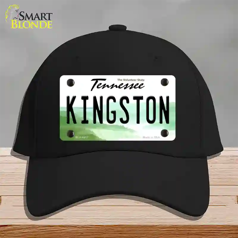 Kingston Tennessee Novelty License Plate Hat Cotton / Black