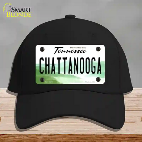 Chattanooga Tennessee Novelty License Plate Hat Cotton / Black