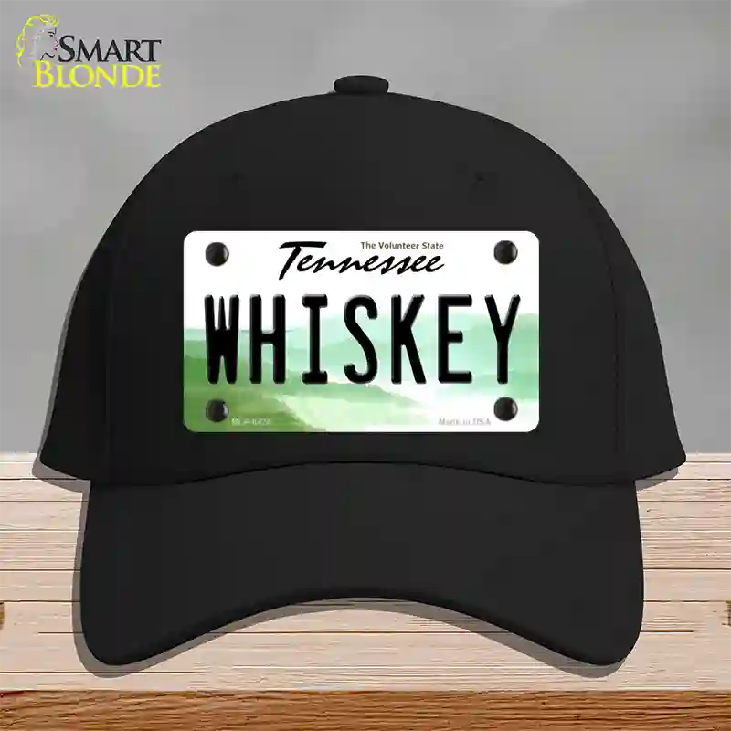 Whiskey Tennessee Novelty License Plate Hat Cotton / Black