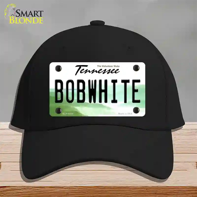 Bobwhite Tennessee Novelty License Plate Hat Cotton / Black