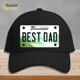 Best Dad Tennessee Novelty License Plate Hat Cotton / Black