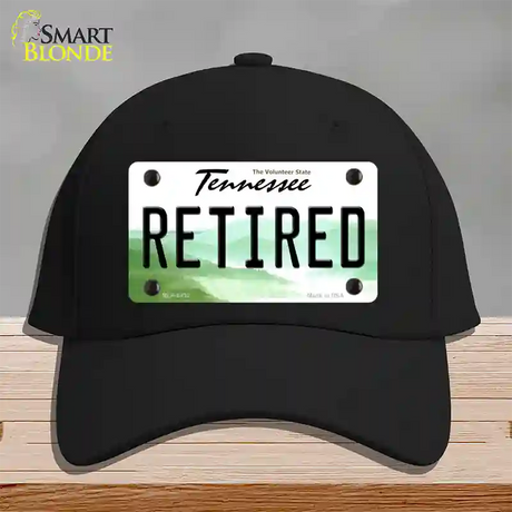 Retired Tennessee Novelty License Plate Hat Cotton / Black