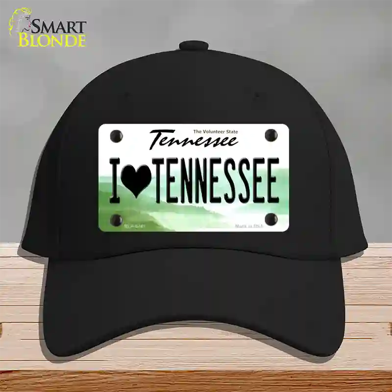 I Love Tennessee Novelty License Plate Hat Cotton / Black