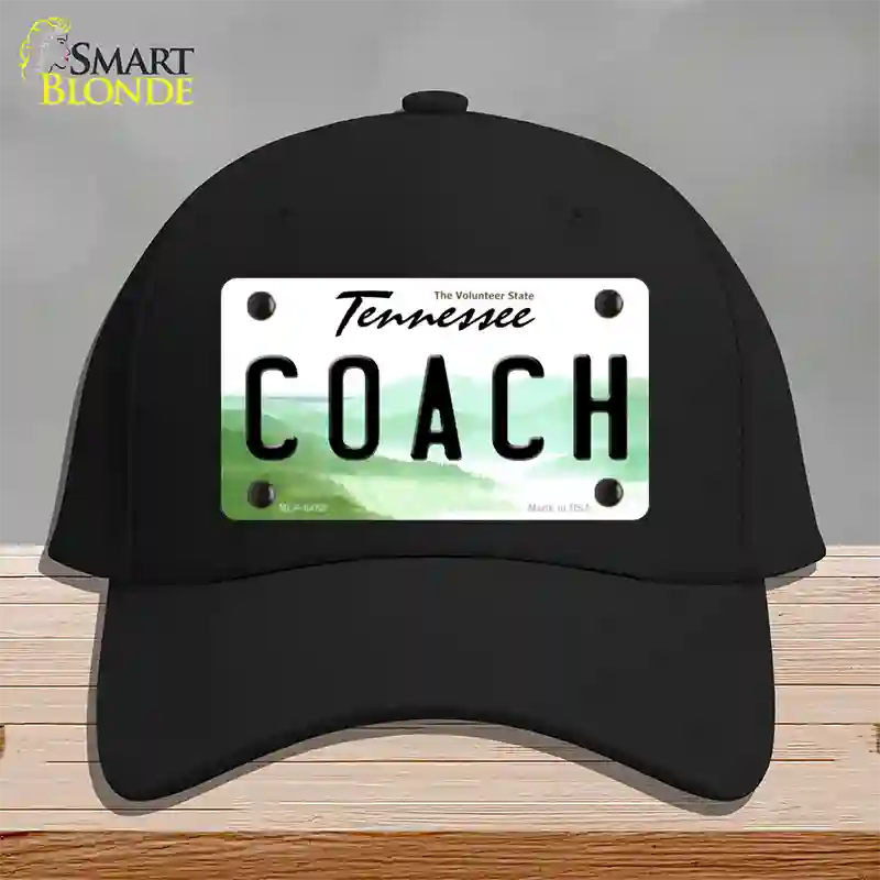 Coach Tennessee Novelty License Plate Hat Cotton / Black