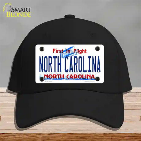 North Carolina Novelty License Plate Hat Cotton / Black