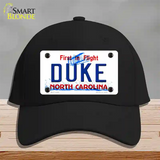 Duke North Carolina Novelty License Plate Hat Cotton / Black