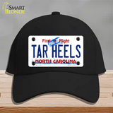 Tar Heels North Carolina Novelty License Plate Hat Cotton / Black