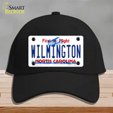 Wilmington North Carolina Novelty License Plate Hat Cotton / Black