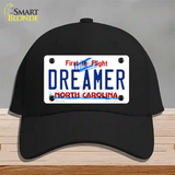 Dreamer North Carolina Novelty License Plate Hat Cotton / Black