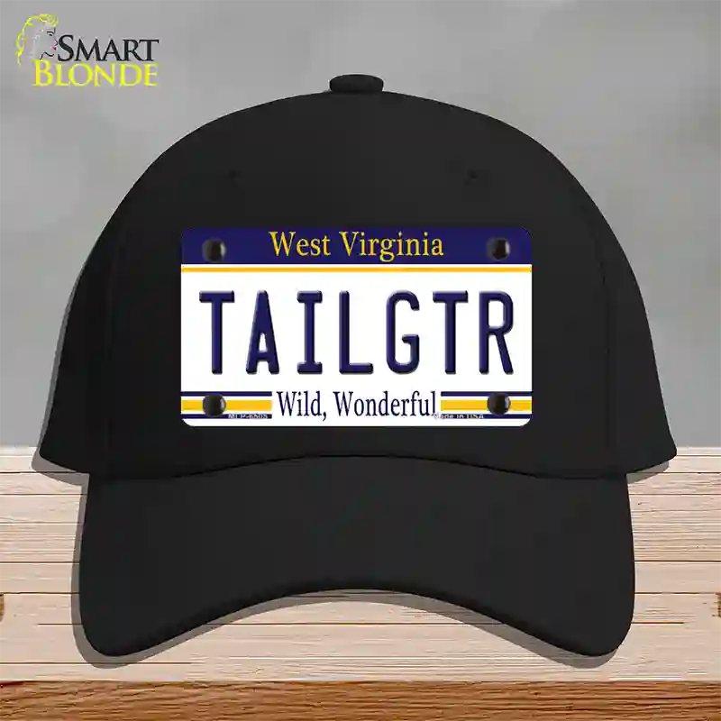 Tailgtr West Virginia Novelty License Plate Hat Cotton / Black