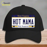 Hot Mama West Virginia Novelty License Plate Hat Cotton / Black