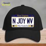 N Joy West Virginia Novelty License Plate Hat Cotton / Black